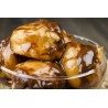 Profiterolles with vanilla ice cream