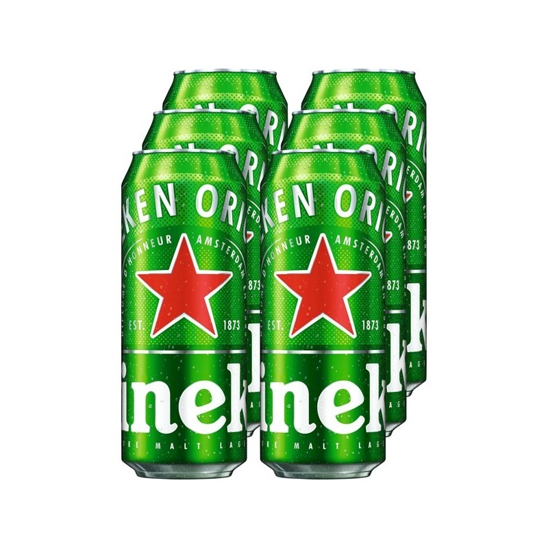 Heineken (5% vol. alc.) 50cl