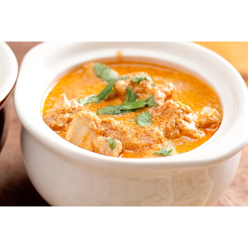 Yellow curry chicken menu