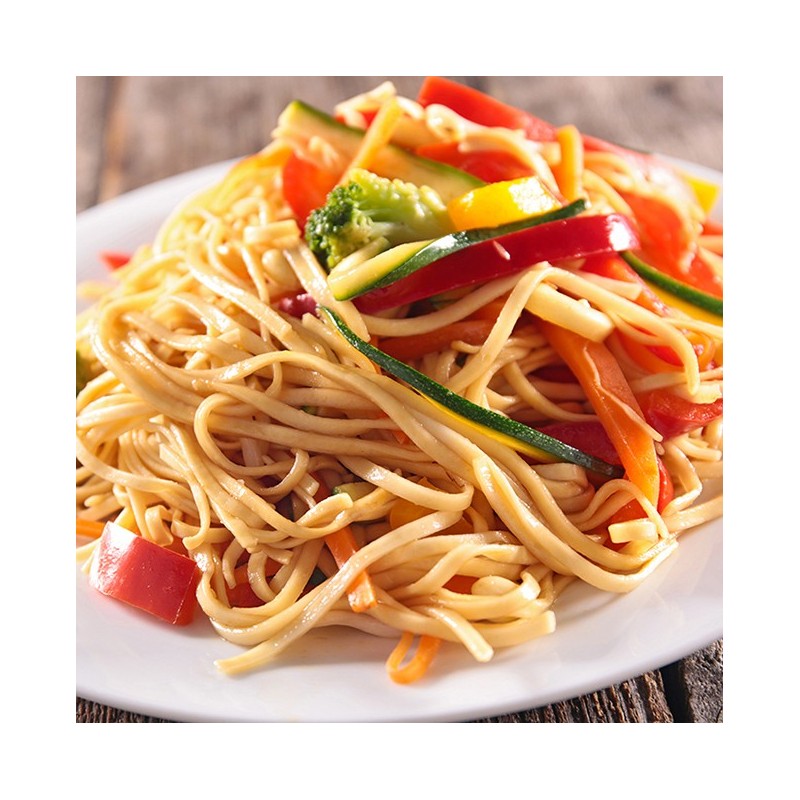 Fried noodles with vegetables