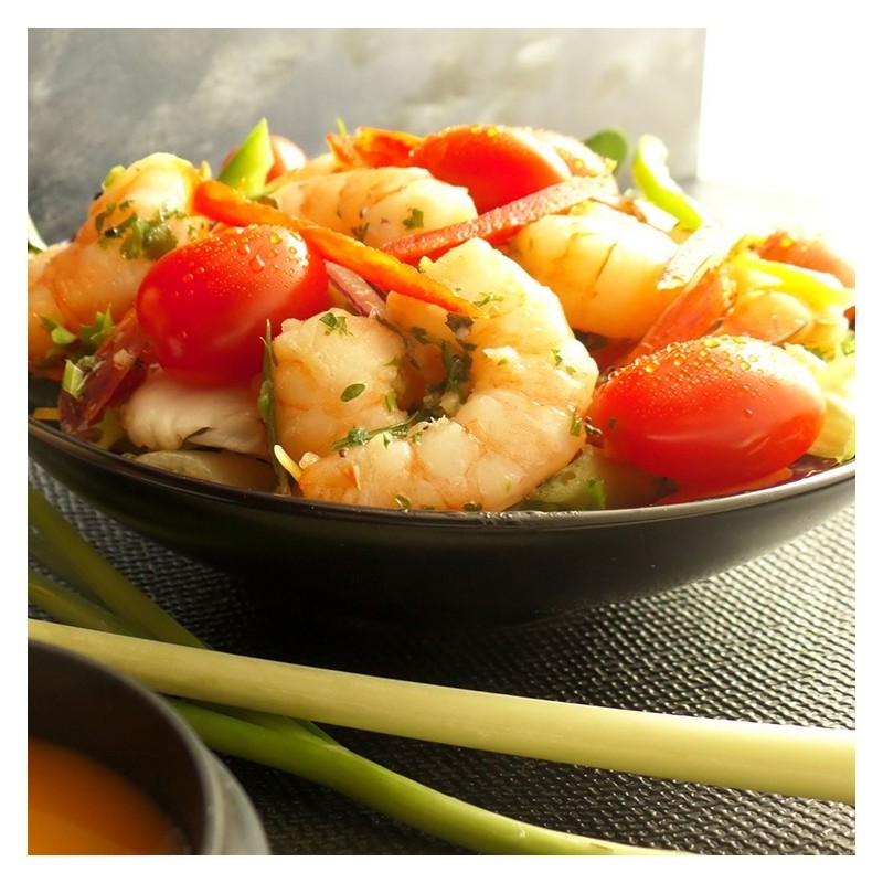 Petite salade de crevettes