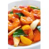 Sweet and sour shrimp with white rice