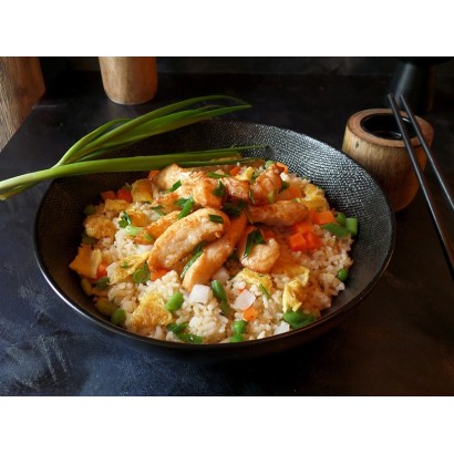 Fried rice with chicken