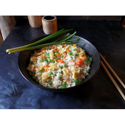 Fried rice with vegetables